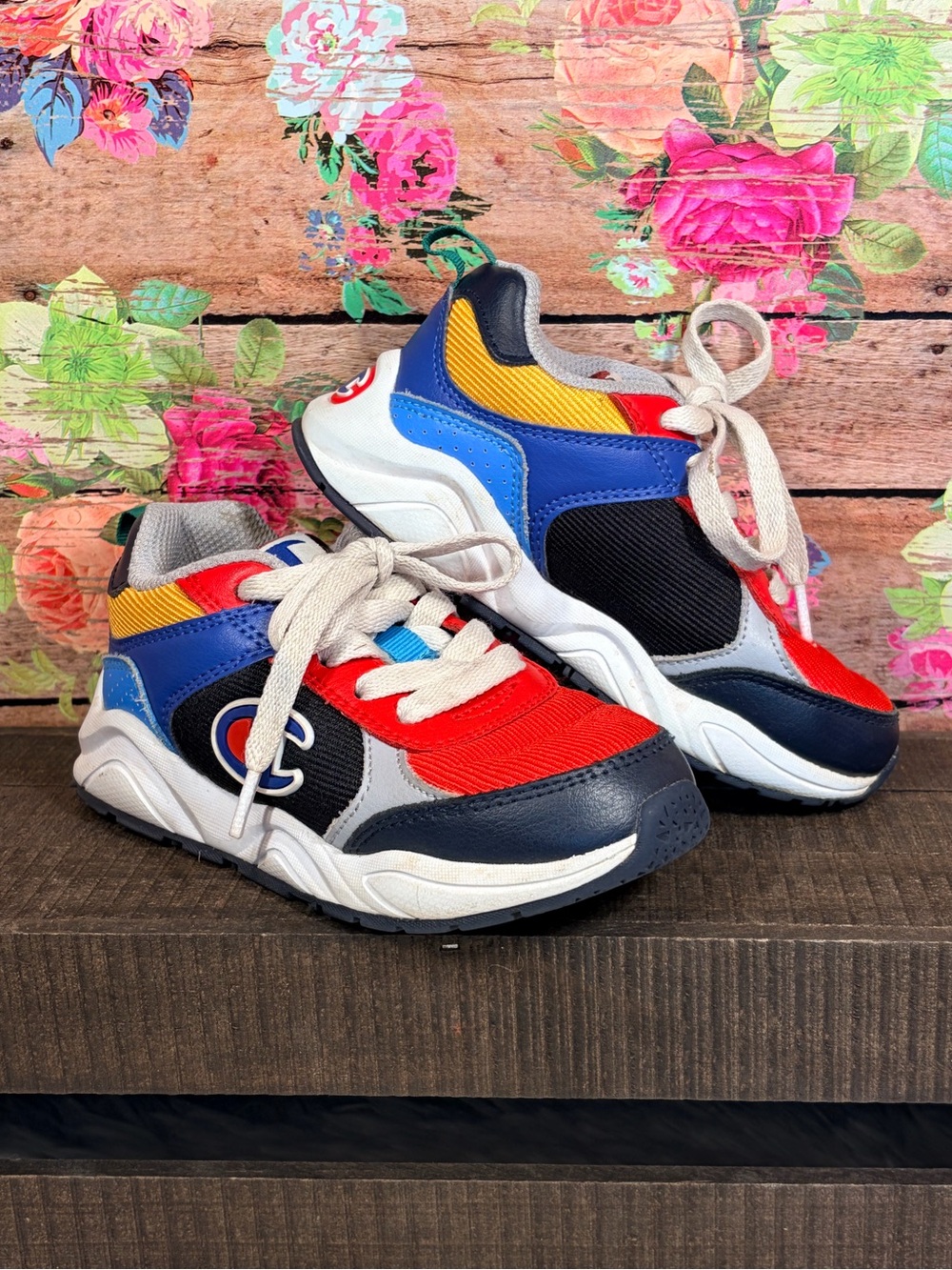 Champion Color Block 93Eighteen Boys Shoes